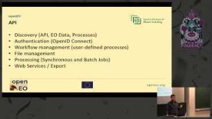 openEO: Interoperable geoprocessing in the cloud: An open API to connect clients to EO cloud providers in a simple and unified way
