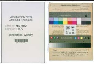 Entnazifizierung Wilhelm Schelleckes , geb. 01.05.1903 (Landwirt)