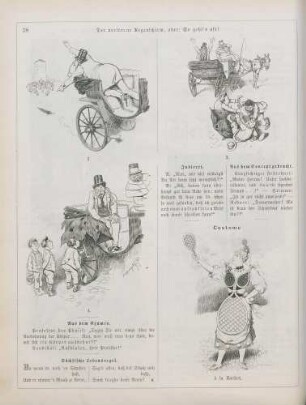 "Der verlorene Regenschirm, oder: So geht's oft!" "Costume à la Racket"
