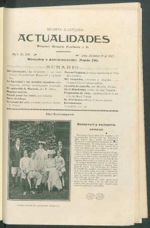 Roosevelt y su familia