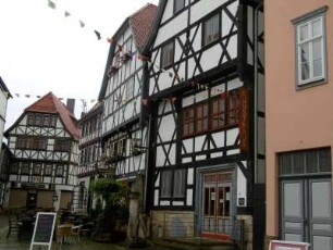 Schmalkalden: Fachwerkhäuser in der Altstadt