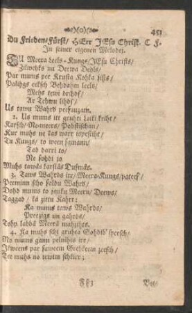 [In Kriegs/ Pestilentz- und Sterbens-Läufften.]