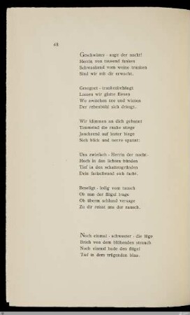 Geschwister, auge der nacht