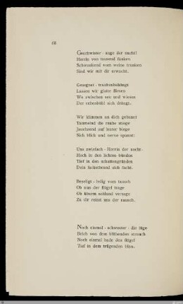 Geschwister, auge der nacht