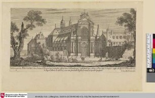 RECEUIL DES PLUS BEAUX EDIFICES ET FRONTISPICES DES EGLIZES DE PARIS, Le Conuent des FEUILLANS, Bl. 10 [Ansicht des Klosters des Feuilians]