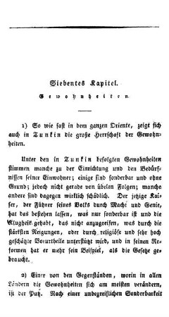 Siebentes Kapitel- Gewohnheiten.