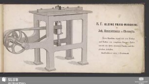 B. F. Kleine Frais-Maschine
