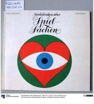 Nachdenken über Spielsachen.