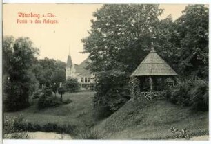 Wittenberg. Partie in den Anlagen