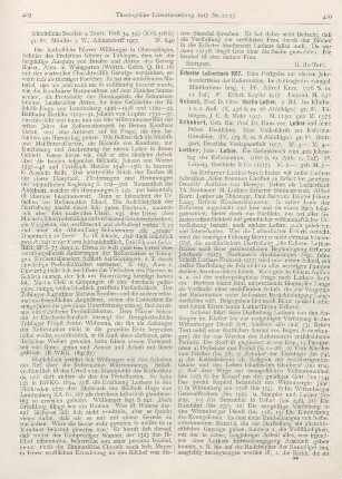 410-412 [Rezension] Luther, Johannes, Luther. Ein Gedenkbuch zum 400. Jahrestag der Reformation