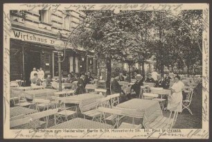 Ansichtskarte "Wirtshaus zum Heidenreiter", Hasenheide 59