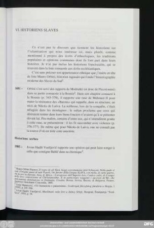 VI. Historiens Slaves