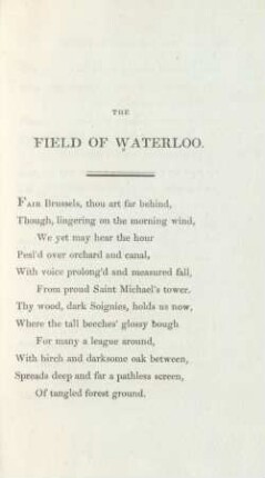 The field of Waterloo