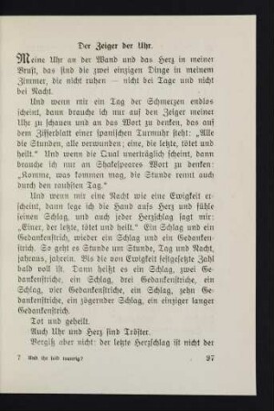 97-98 Der Zeiger der Uhr