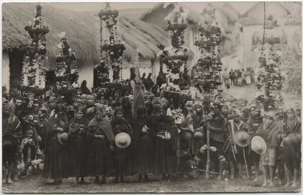 Indian festival in Copacabana (Lake Titicaca)