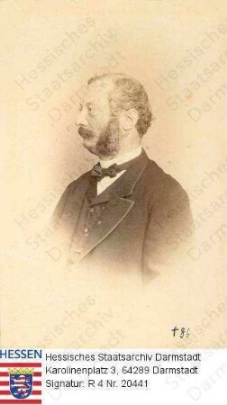 Wiener, Georg Adam (+ 1886) / Porträt, im Halbprofil, Brustbild