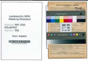 Entnazifizierung Kaethe Horn , geb. 19.05.1911 ()