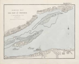 Survey map of the port of Wênchow, ...