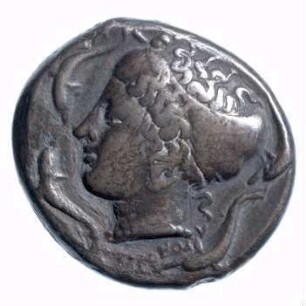 Münze, Tetradrachme, ca. 425 - 345 v. Chr.