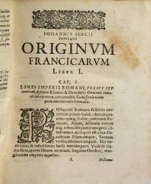Ioannis Pontani Originum francicarum libri sex
