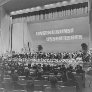Eröffnung der 5. Kunstausstellung : Dresden. Eröffungsfeier der 5. Kunstaustellung