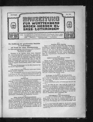 Fünfzehnter Jahrgang. No. 43/46.