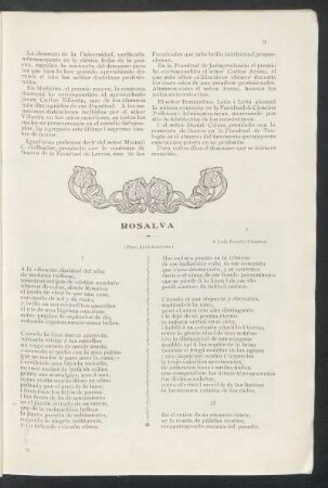 Rosalva : A Luis Fernán Cisneros