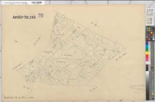 Coesfeld, Stadt und Ksp. (Coesfeld), Umlegung Harle, Urkarte I Coesfeld Ksp. Flur 9