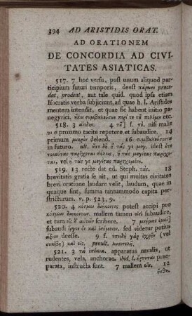 Ad Orationem De Concordia Ad Civitates Asiaticas.