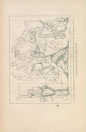 Fig. 62. - Entrée d'un peintre de l'ancien régime dans l'atelier de David