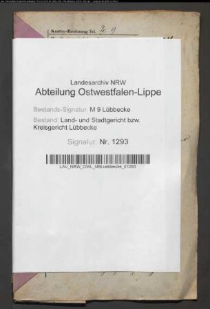 Erblasser: Stürmer gt. Walter, Johann Friedrich Wilhelm: