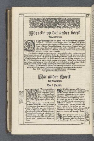 Dat Ander Boeck Maccabeorum.