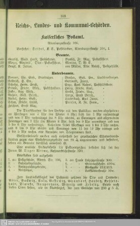 Reichs-, Landes- und Kommunal-Behörden