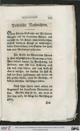 Politische Nachrichten