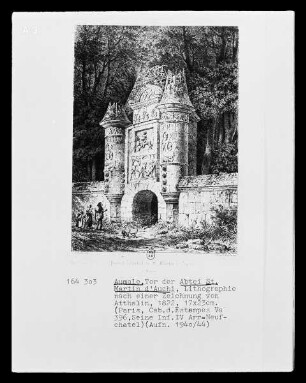 Aumale, Tor der Abtei Saint-Martin d'Auchi