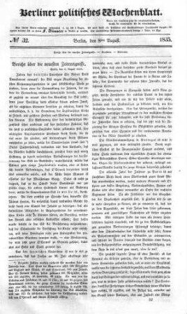 No 32, 8. August 1835