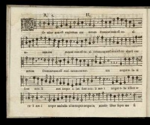 II. Domine non est exaltatum cor meum