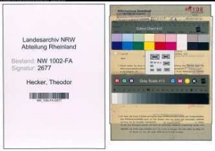 Entnazifizierung Theodor Hecker, geb. 05.08.1891 (Haendler)