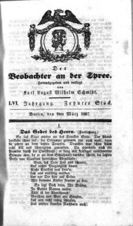 10. Stueck, 9. März 1857