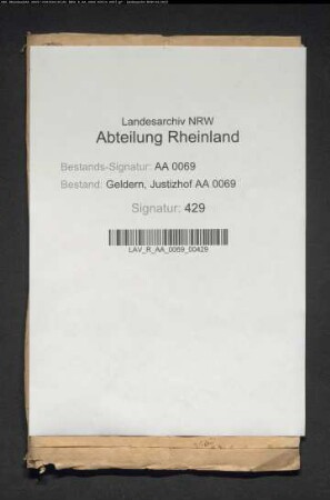 Ernst Maximilian Freiherr von Kessel gegen Regierer der Herrlichkeit Kessel wegen einer Schuldforderung