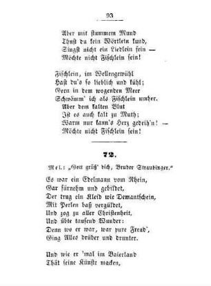 72. Mel.: "Gott grüß dich, Bruder Straubinger"
