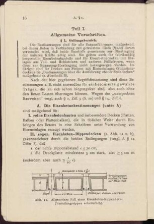 Teil I. Allgemeine Vorschriften.