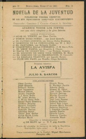1921001300: La aventura de un hombre serio
