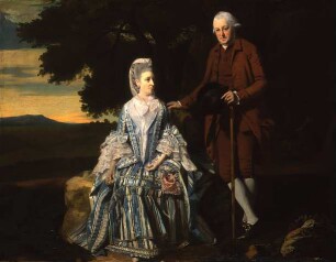 Bildnis eines Ehepaares im Park