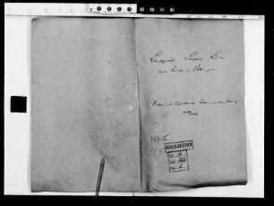 Wittum und Eigenbesitz der Fürstin Sophie Luise v. Oettingen, geb. Landgräfin v. Hessen