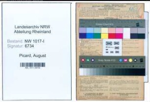 Entnazifizierung August Picard , geb. 23.11.1906 (Fachmeister)