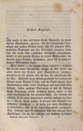 Abenteuer Roderick Random's : In vier Theilen, 1