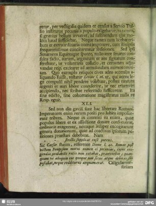 XLI. Oblatio votorum