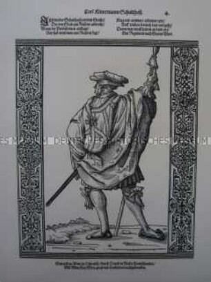 Kriegerdarstellung, Schultheiß der Landsknechte, 1510/1530.