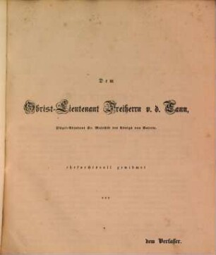 Tagebuch eines freiwilligen des v. d. Tannschen Corps